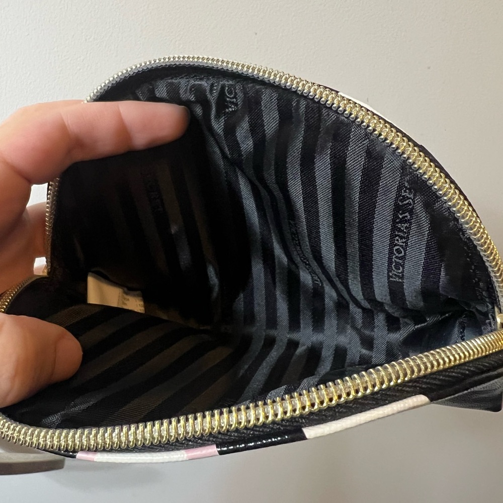 Victoria’s Secret Small Stripe Cosmetic Bag - Picture 3 of 3